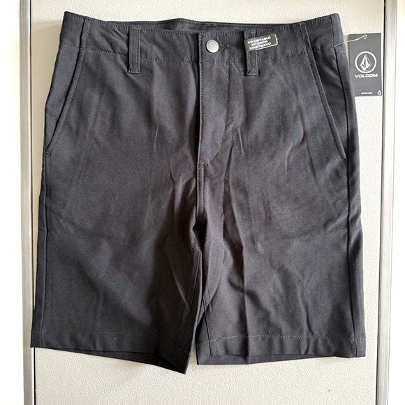 VOLCOM Surf & Turf 4-Way Stretch Shorts | Hybrid Water & Land Shorts | Black - Picture 1 of 7